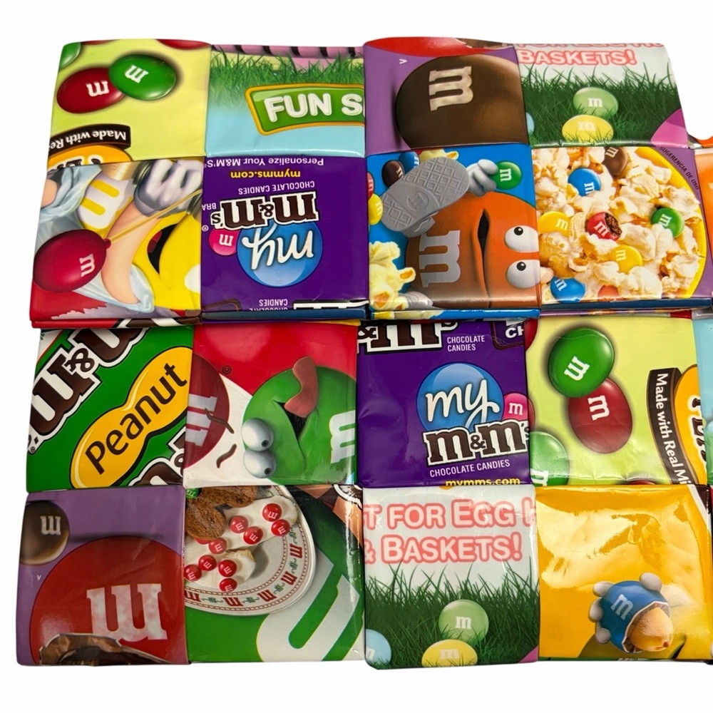 Mitz Handmade Recycled M&M Candy Wrapper Clutch Wallet Fair Trade NWT